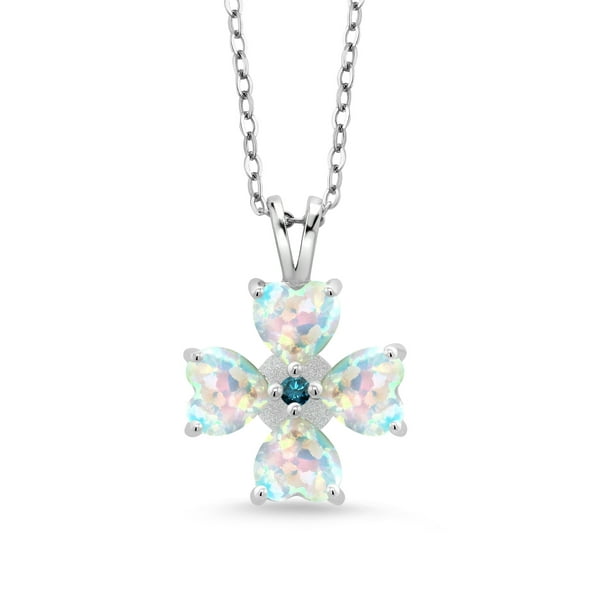 Gem Stone King 3.03 Ct Heart Shape London Blue Topaz 925 Sterling 2 Tone Pendant Gem Stone King 3.03 Ct Heart Shape London Blue Topaz 925 Sterling 2 Tone Pendant